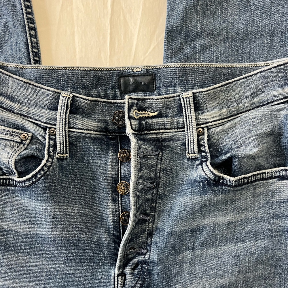 MOTHER pixie tomcat ankle denim jeans - Picture 3 of 6